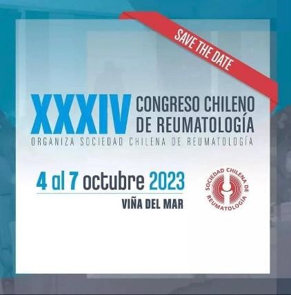 XXXIV Congreso Chileno de Reumatología 2023 | 4 al 6 Octubre